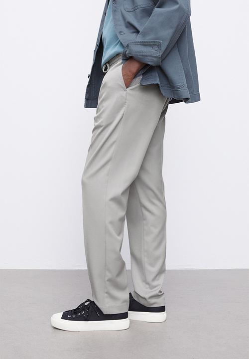 H&M - Slim fit joggers - light grey