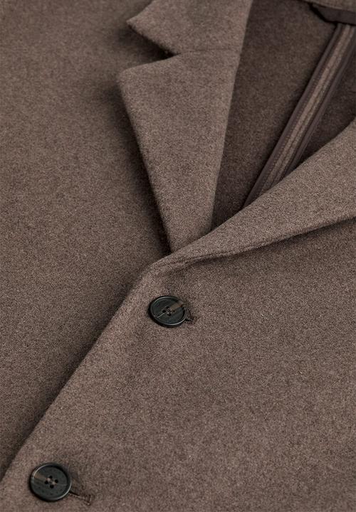 H&M - Wool-blend coat - dark beige