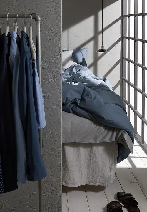 H&M - Cotton duvet cover set - blue