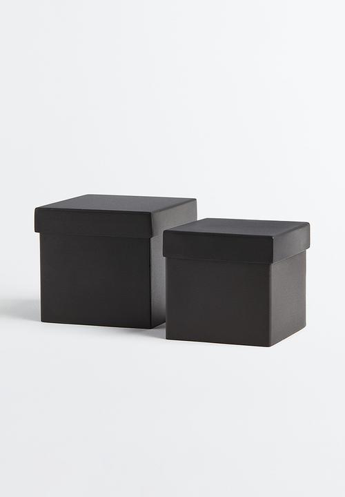 H&M - Metal storage box - grey