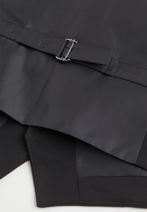 H&M - Suit waistcoat slim fit - black