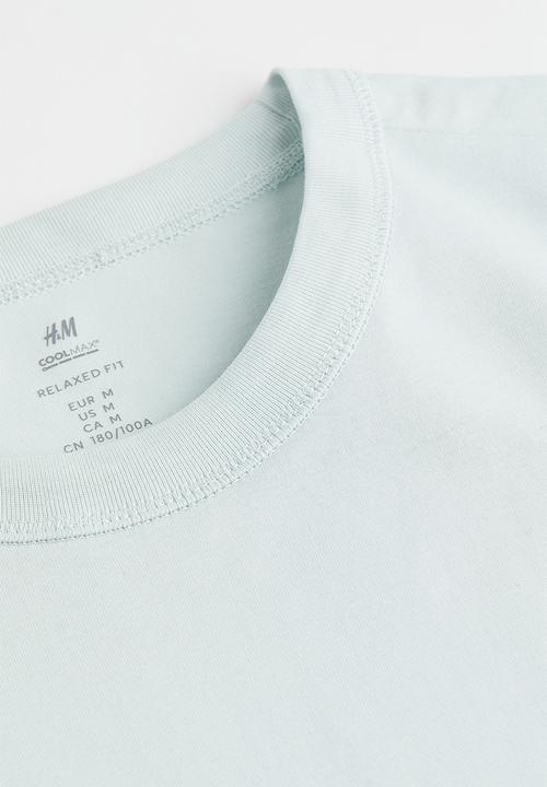 H&M - Coolmax® relaxed fit T-shirt - light turquoise