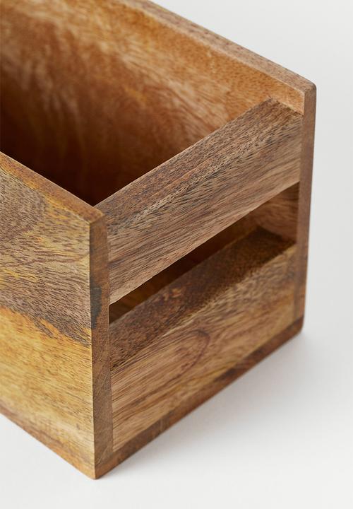H&M - Wooden spice box - beige