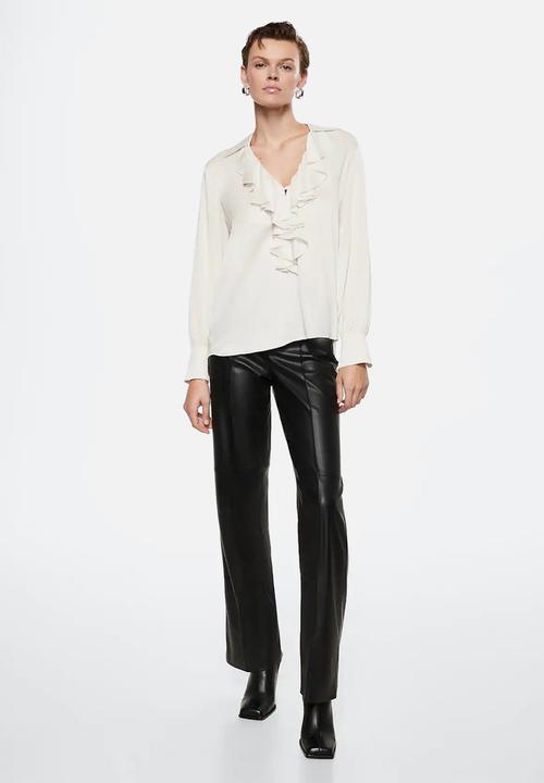 MANGO - Blouse bibiana - light beige