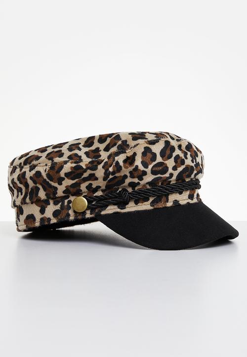Superbalist - Animal printed baker boy - multi