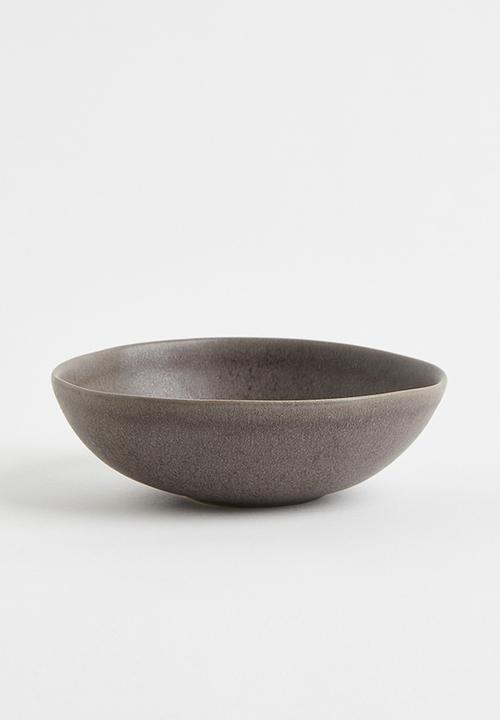 Stoneware bowl - brown