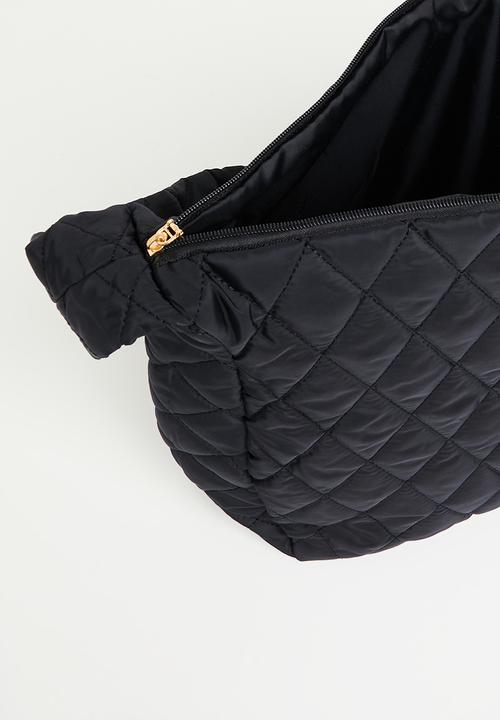 Superbalist - Ansley quilted shopper bag - black
