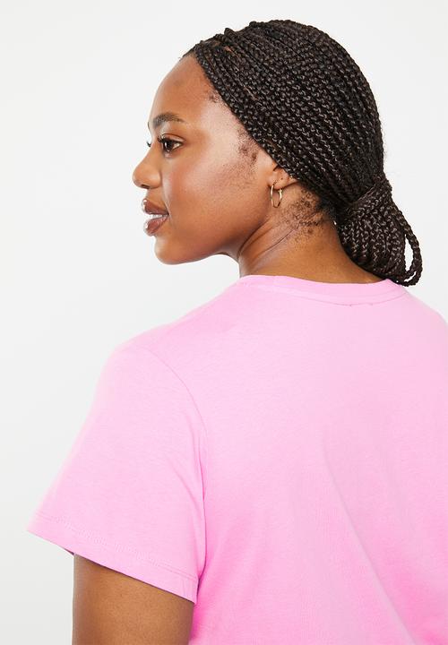 Cotton On - Curve 91 short sleeve tee- poppy pink
