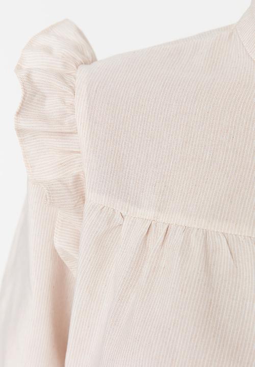 Trendyol - Shoulder detailed shirt - beige