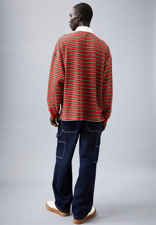 H&M - Relaxed worker jeans - dark denim blue