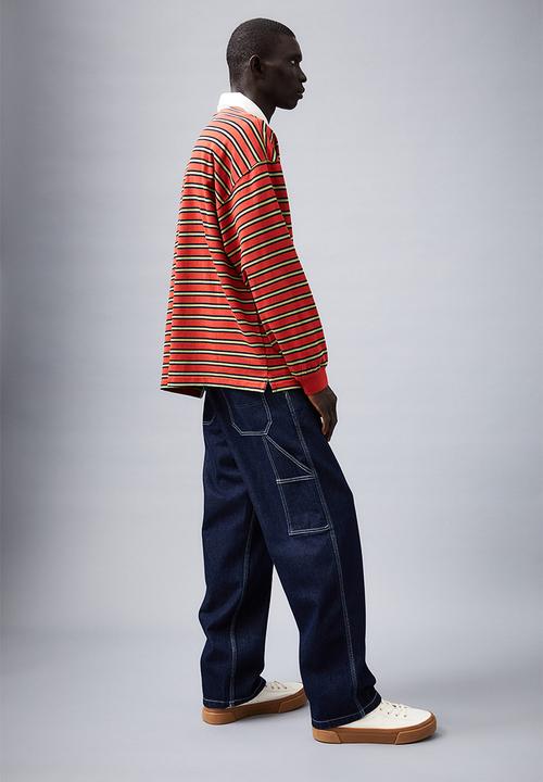 H&M - Relaxed worker jeans - dark denim blue