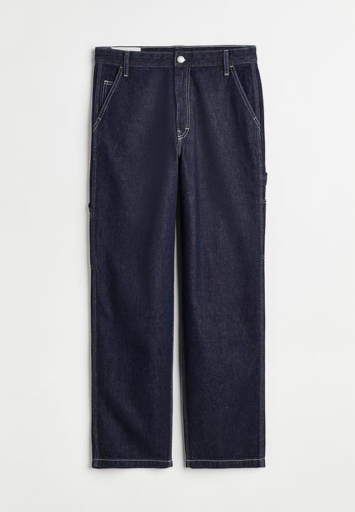 H&M - Relaxed worker jeans - dark denim blue