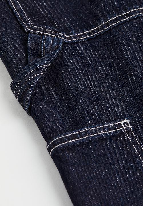 H&M - Relaxed worker jeans - dark denim blue