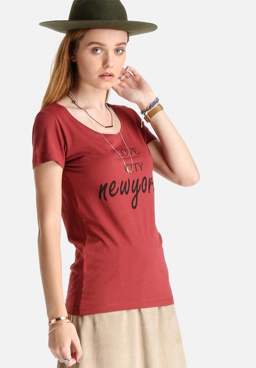 Pieces - Cille Printed Tee