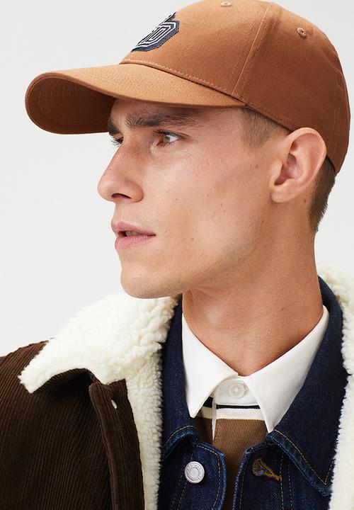 H&M - Cotton twill cap - brown/bd