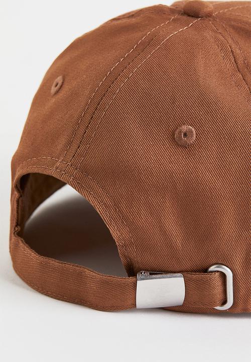 H&M - Cotton twill cap - brown/bd