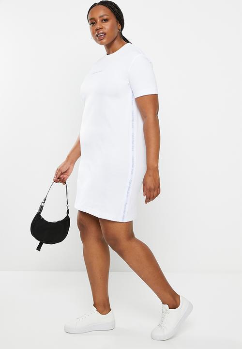 Calvin Klein - Plus essential shirt dress - bright white