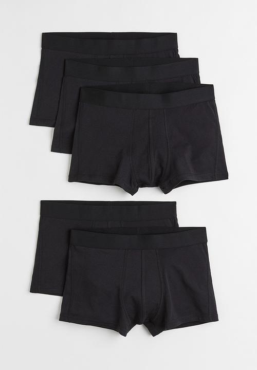 H&M - 5 Pack short trunks - black