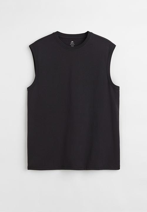 H&M - Regular fit coolmax® top - black