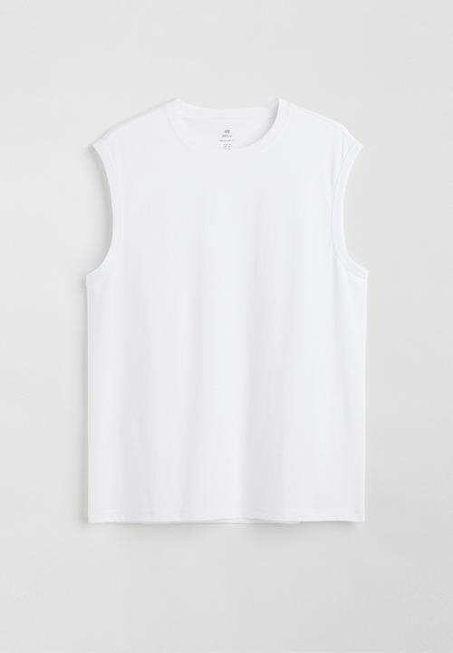 H&M - Regular fit coolmax® top - white