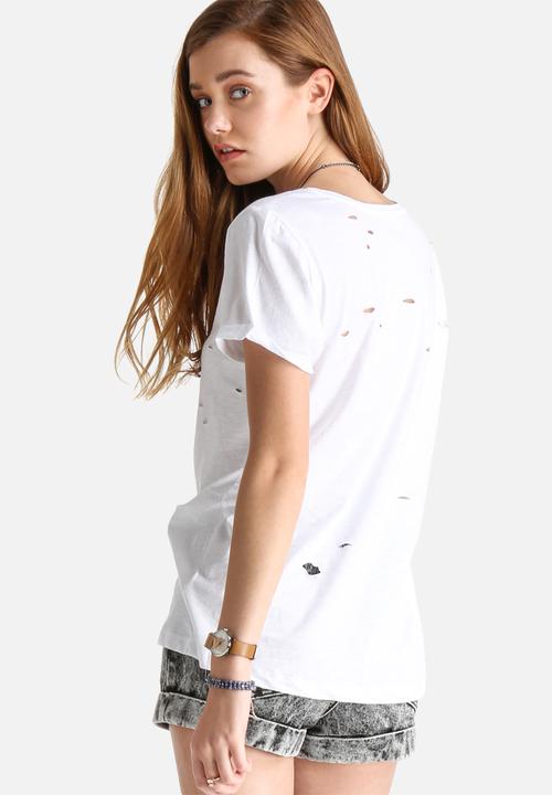 Pieces - Kiola Destroyed Tee