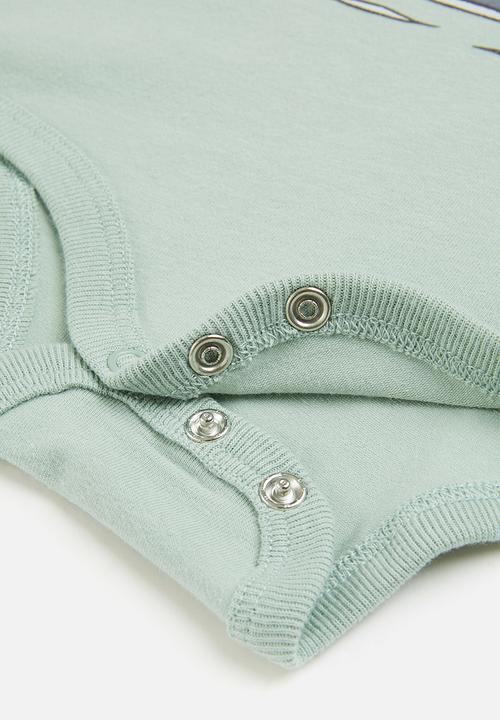 Cotton On - Bundle the ss bubbysuit & river legging- stone green
