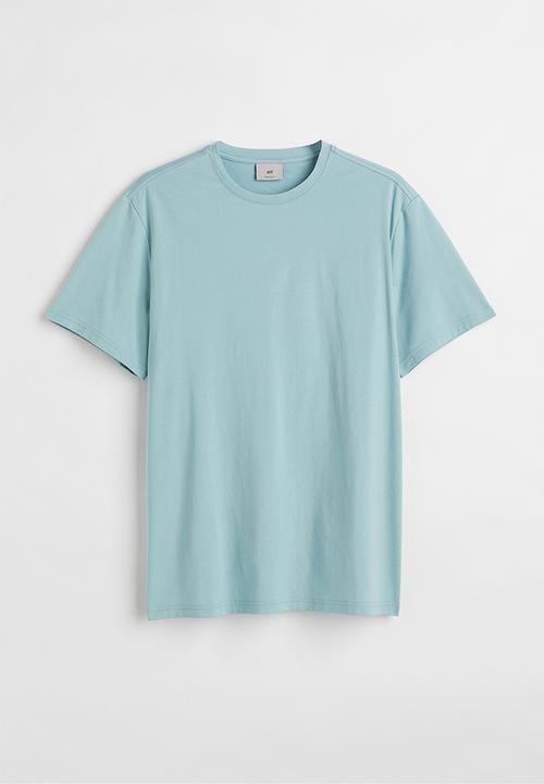 H&M - Regular fit pima cotton T-shirt - turquoise