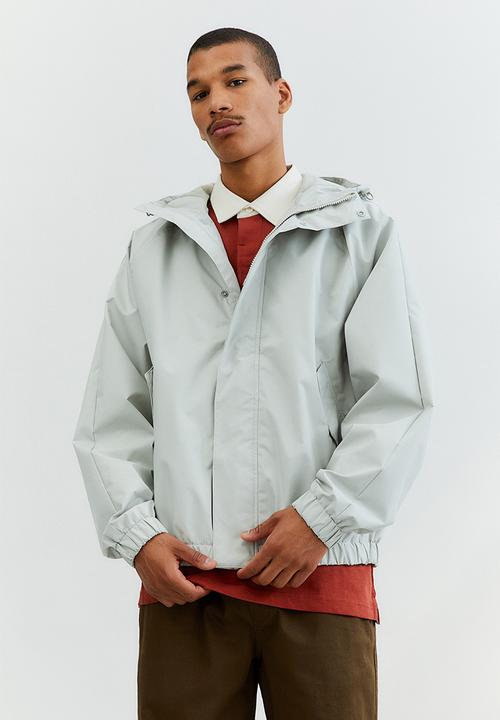 H&M - Water-repellent cropped jacket - light grey