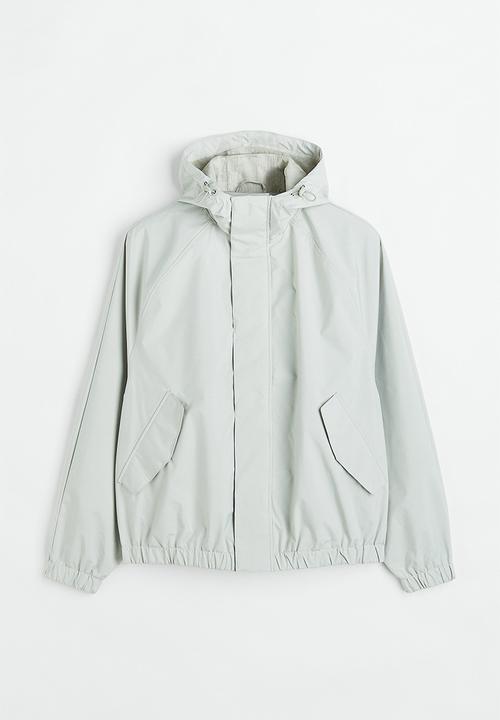 H&M - Water-repellent cropped jacket - light grey