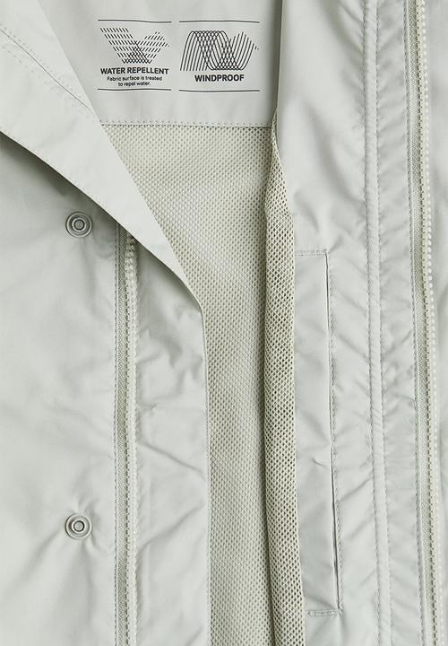 H&M - Water-repellent cropped jacket - light grey