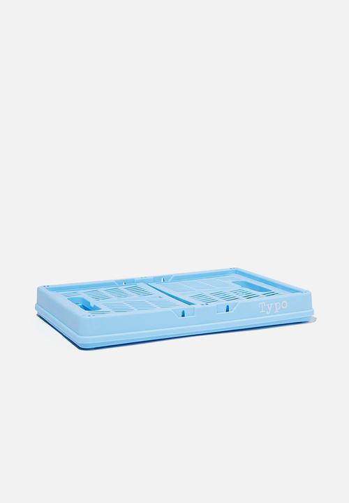 Typo - Midi foldable storage - sky blue 