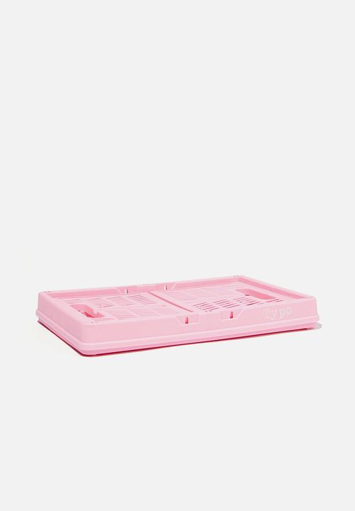 Typo - midi foldable storage - rosa powder 