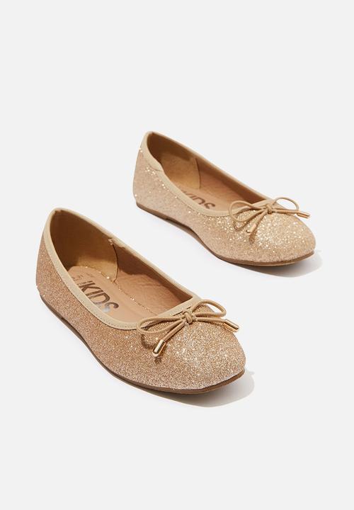 Cotton On - Brittney ballet flat - gold glitter