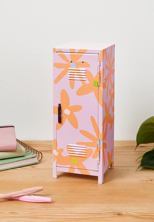 Typo - Varsity desktop locker - paper daisy neon orange large