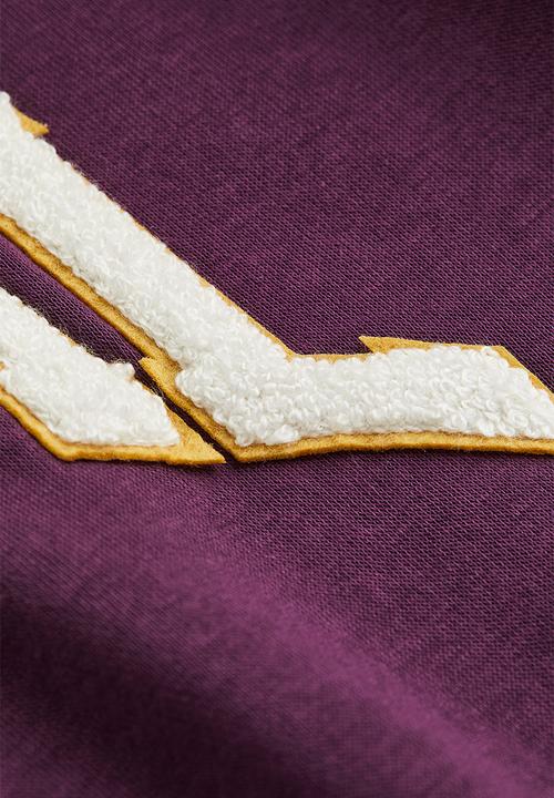 H&M - Oversized fit sweatshirt - plum purple/original