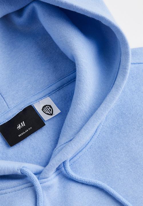 H&M - Printed hoodie - light blue/looney tunes