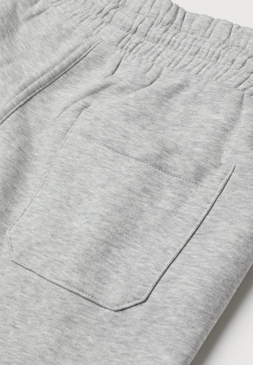 H&M - Regular fit sweatshirt shorts - light grey marl
