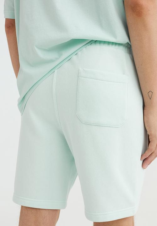 H&M - Regular fit sweatshirt shorts - light turquoise