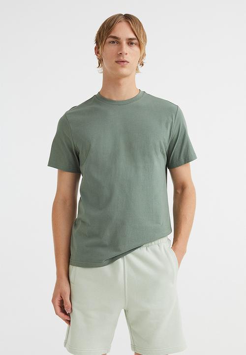 H&M - Regular fit sweatshirt shorts - mint green
