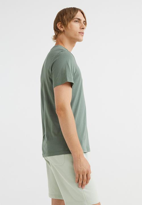 H&M - Regular fit sweatshirt shorts - mint green