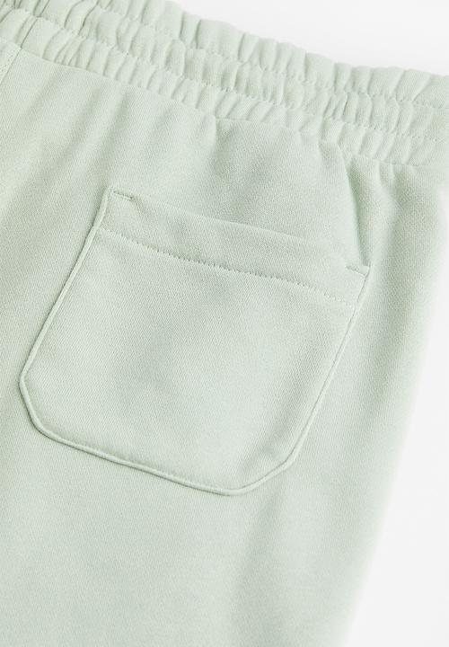 H&M - Regular fit sweatshirt shorts - mint green
