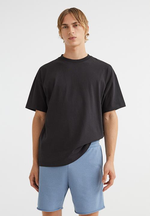 H&M - Regular fit sweatshirt shorts - dusty blue