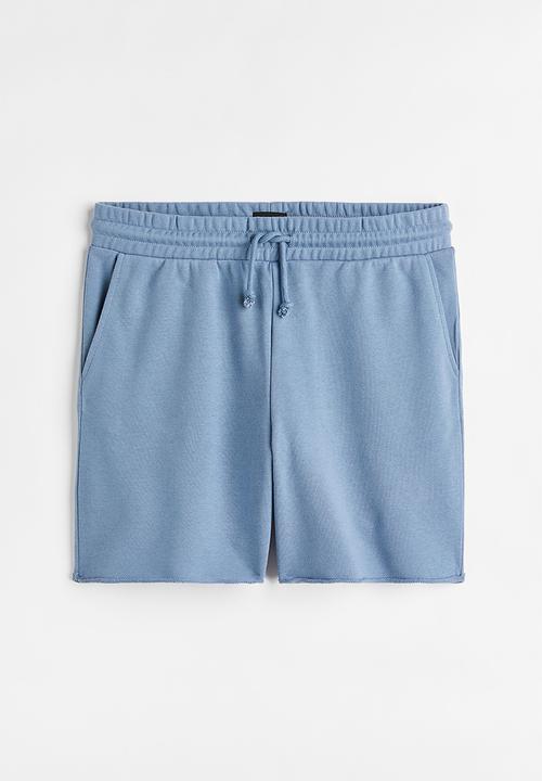 H&M - Regular fit sweatshirt shorts - dusty blue