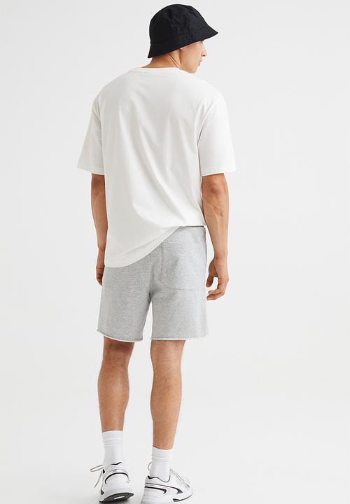 H&M - Regular fit sweatshirt shorts - grey marl