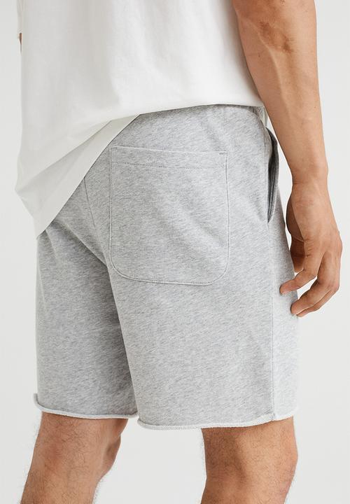 H&M - Regular fit sweatshirt shorts - grey marl