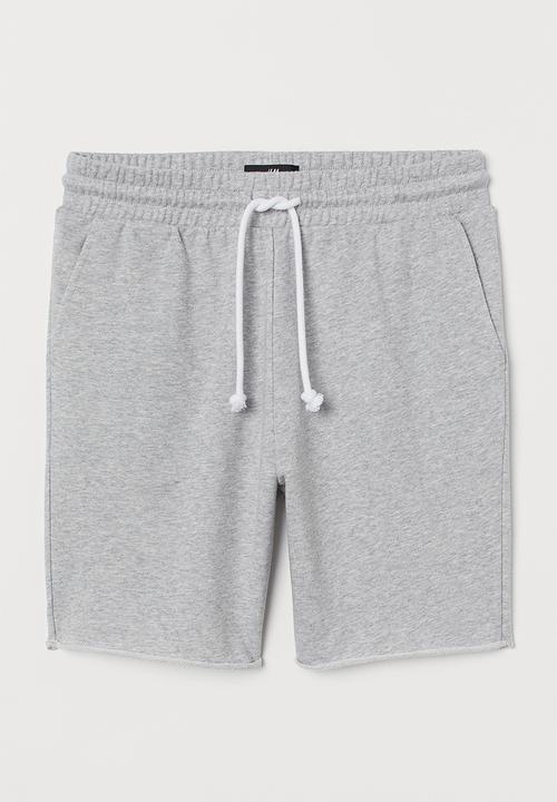 H&M - Regular fit sweatshirt shorts - grey marl