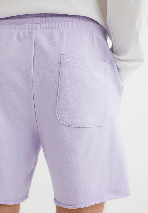 H&M - Regular fit sweatshirt shorts - purple
