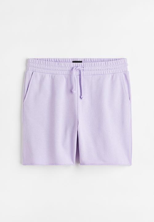 H&M - Regular fit sweatshirt shorts - purple