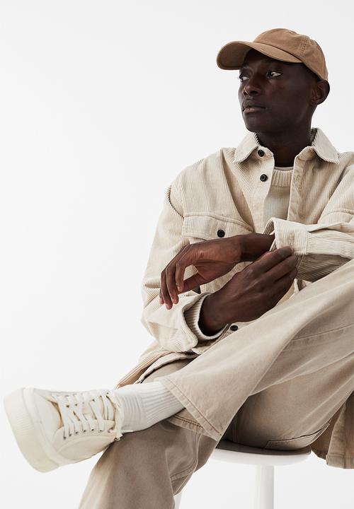 H&M - Relaxed jeans - sand beige