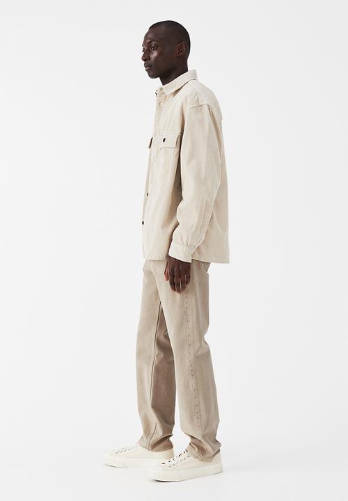 H&M - Relaxed jeans - sand beige